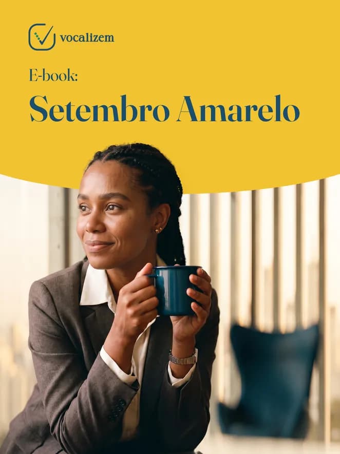Capa do e-book de orientação do kit de campanha de Setembro Amarelo